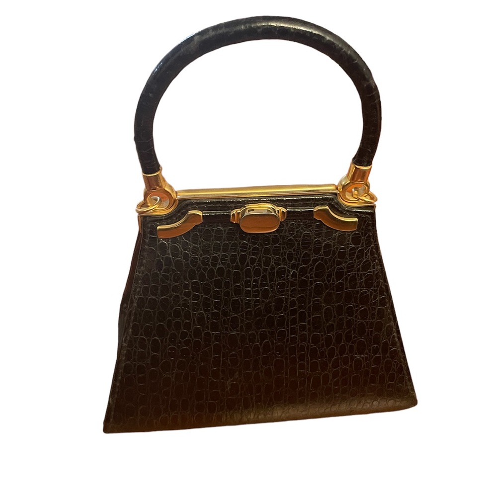 Vintage- Inge Christopher - evening clutch- mini top handle
